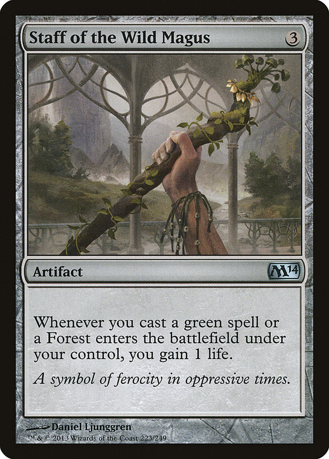 Staff of the Wild Magus [Magic 2014] | Good Games Morley