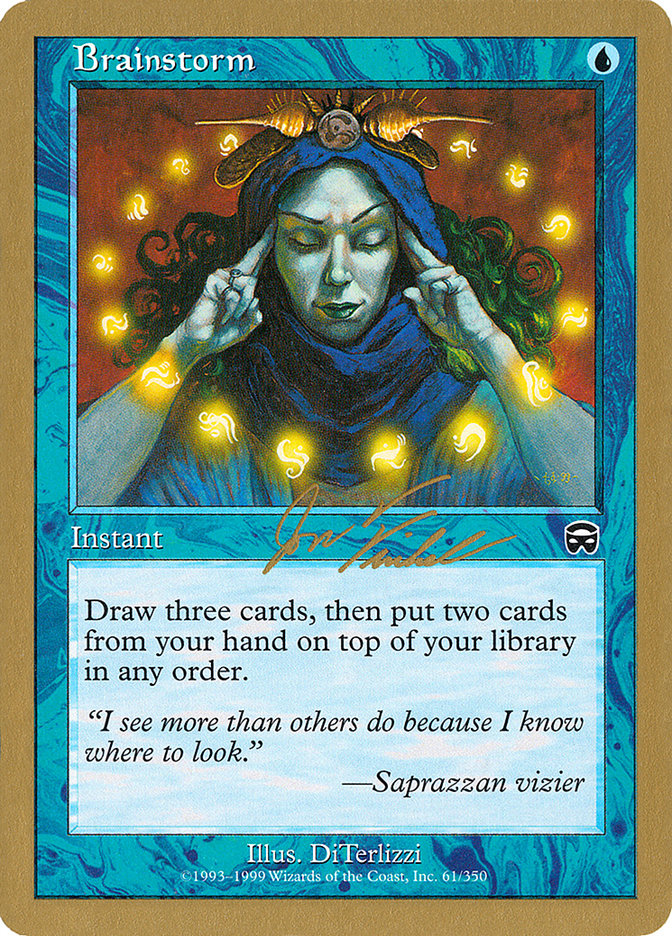 Brainstorm (Jon Finkel) [World Championship Decks 2000] | Good Games Morley