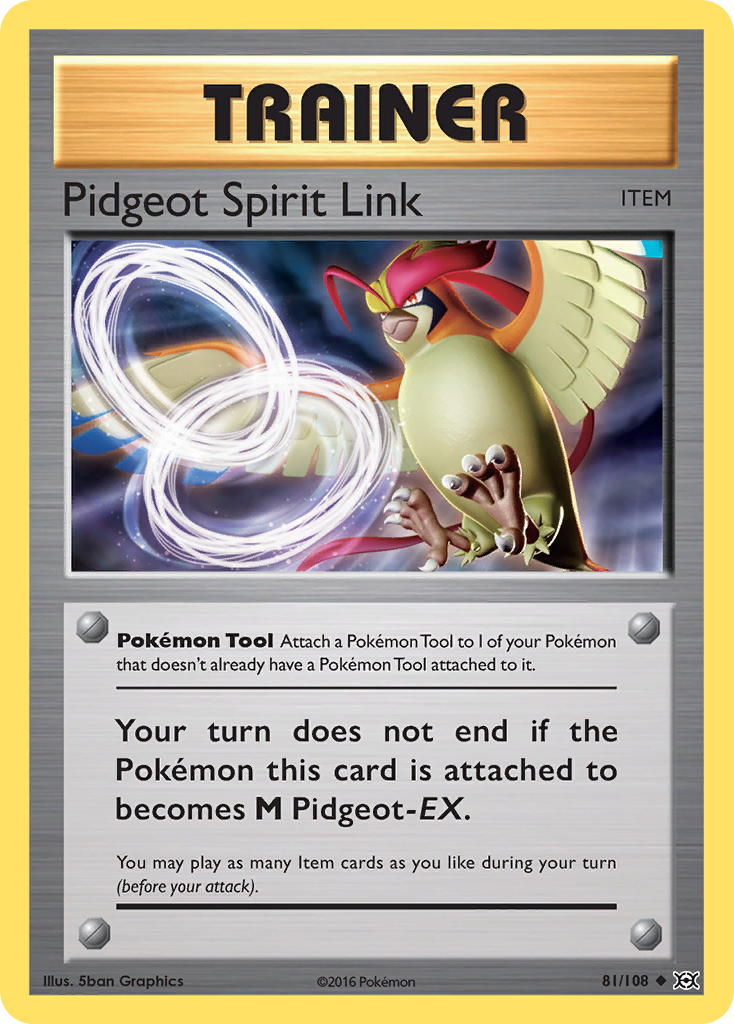 Pidgeot Spirit Link (81/108) [XY: Evolutions] | Good Games Morley