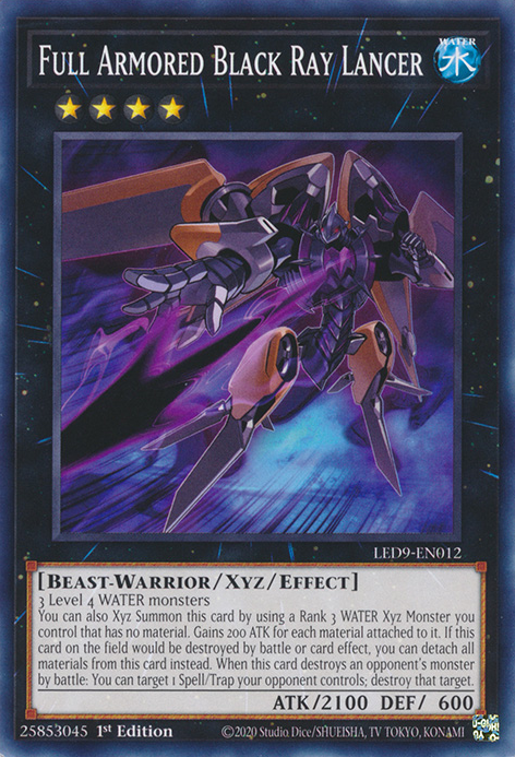 Full Armored Black Ray Lancer [LED9-EN012] Common | Good Games Morley