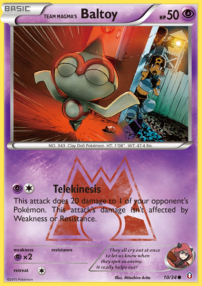 Team Magma's Baltoy (10/34) [XY: Double Crisis] | Good Games Morley