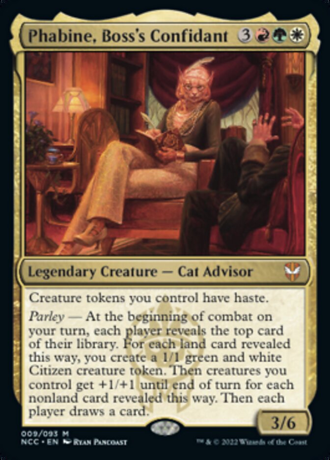 Phabine, Boss's Confidant [Streets of New Capenna Commander] | Good Games Morley