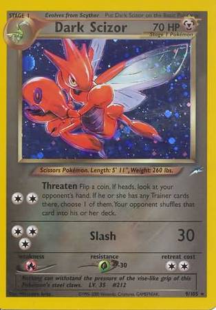 Dark Scizor (9/105) [Neo Destiny Unlimited] | Good Games Morley