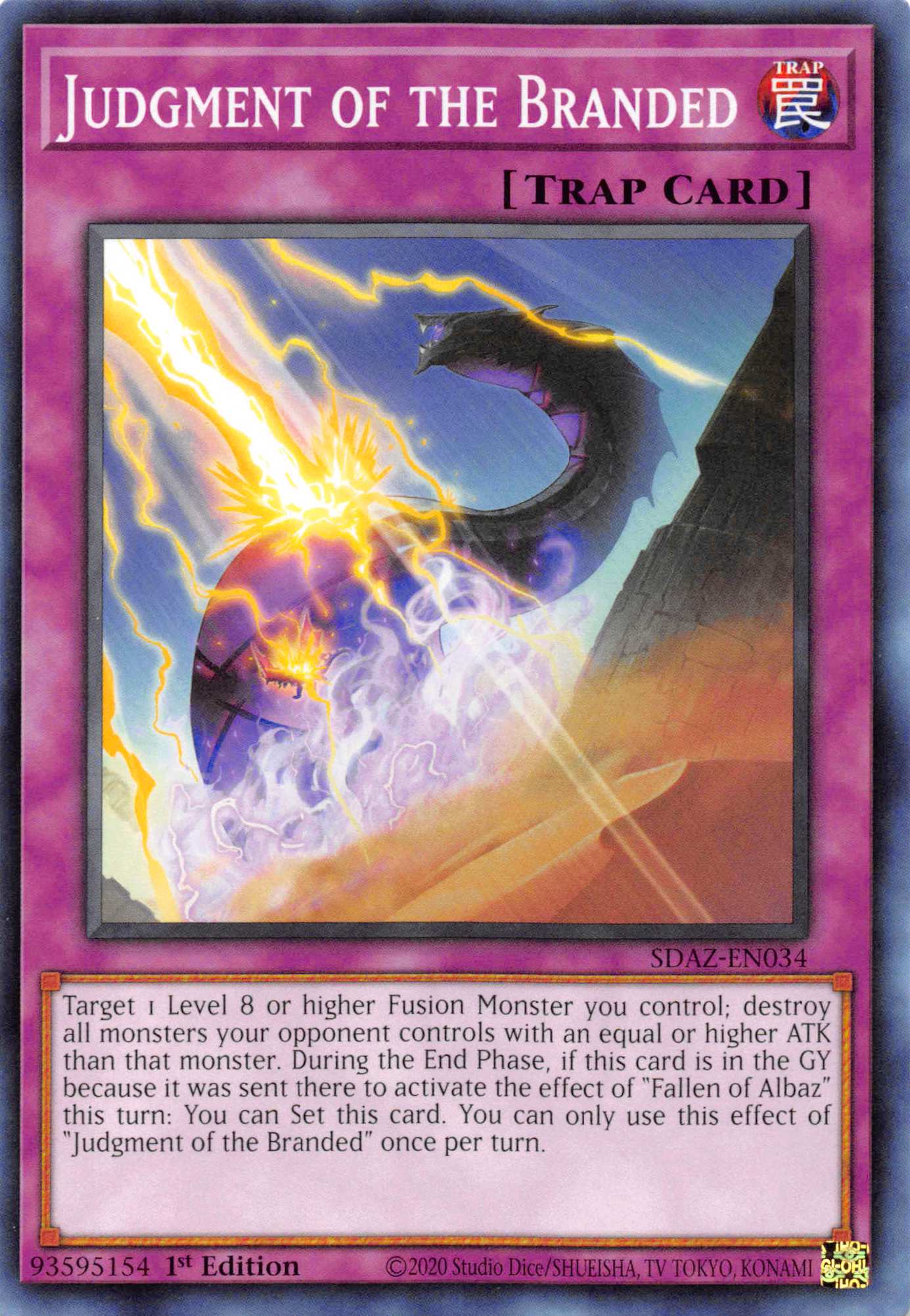 Judgment of the Branded [SDAZ-EN034] Common | Good Games Morley