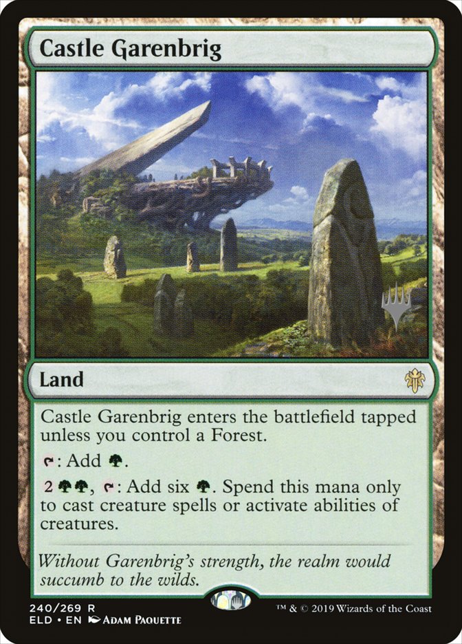 Castle Garenbrig (Promo Pack) [Throne of Eldraine Promos] | Good Games Morley
