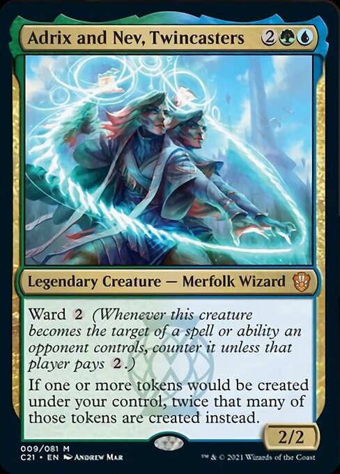 Adrix and Nev, Twincasters [Commander 2021] | Good Games Morley