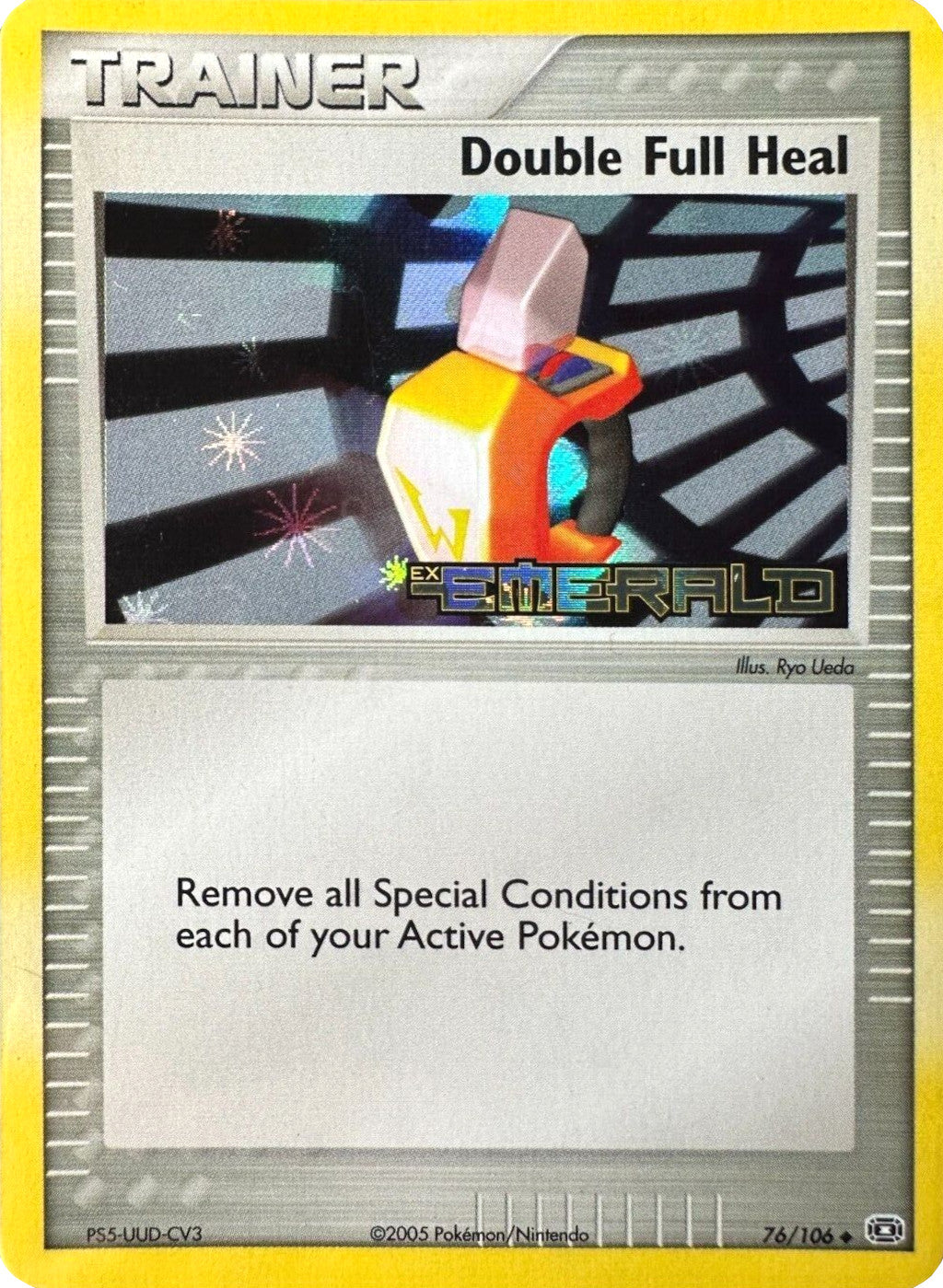 Double Full Heal (76/106) (Stamped) [EX: Emerald] | Good Games Morley