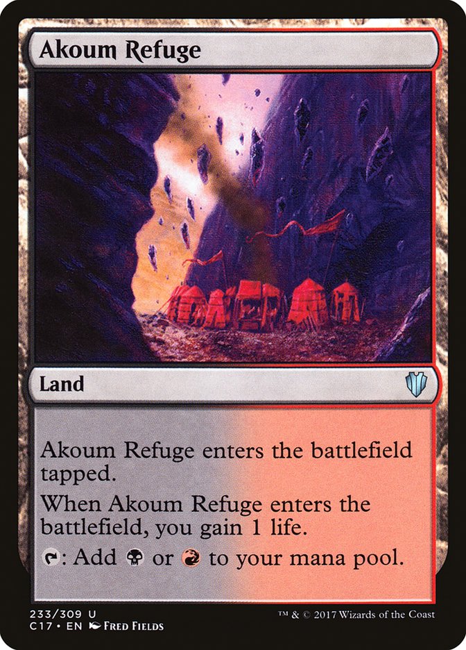Akoum Refuge [Commander 2017] | Good Games Morley