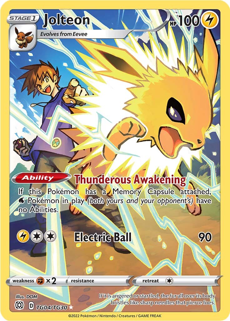 Jolteon (TG04/TG30) [Sword & Shield: Brilliant Stars] | Good Games Morley