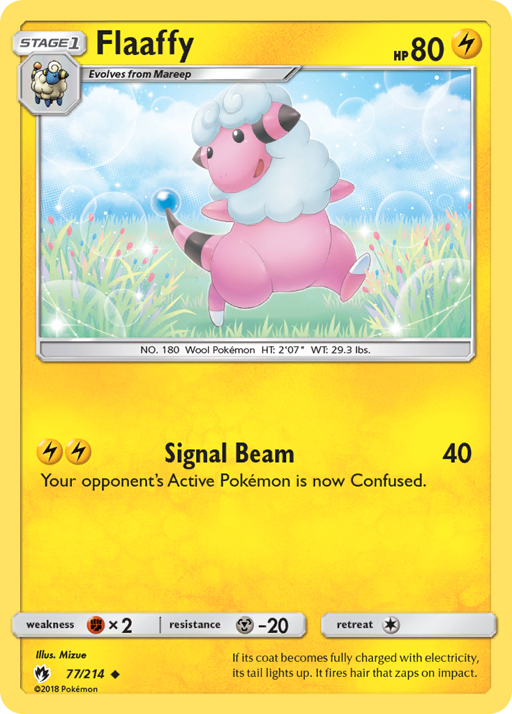 Flaaffy (77/214) [Sun & Moon: Lost Thunder] | Good Games Morley