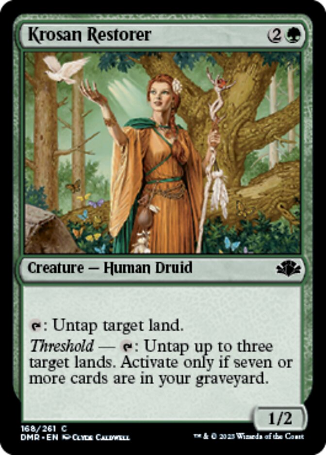 Krosan Restorer [Dominaria Remastered] | Good Games Morley
