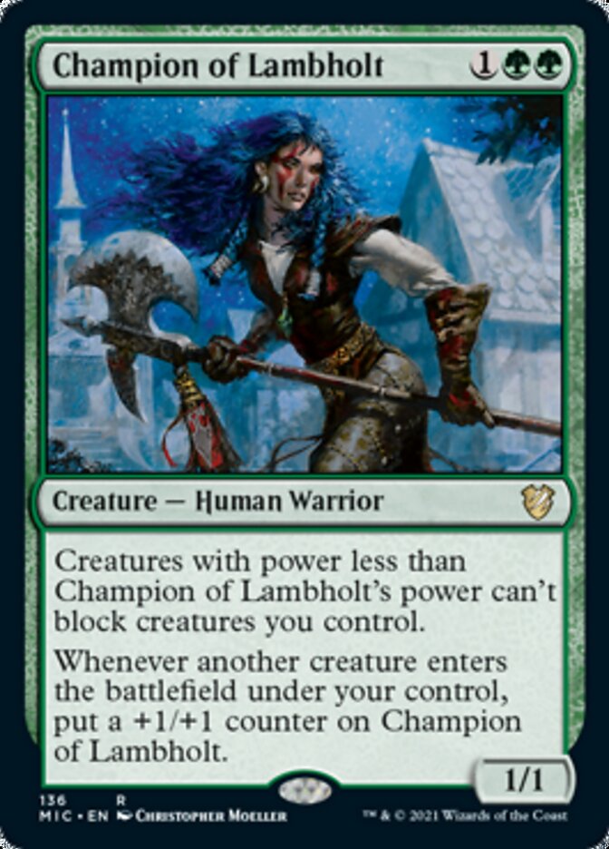 Champion of Lambholt [Innistrad: Midnight Hunt Commander] | Good Games Morley