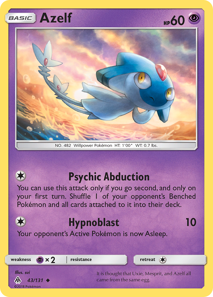 Azelf (43/131) [Sun & Moon: Forbidden Light] | Good Games Morley