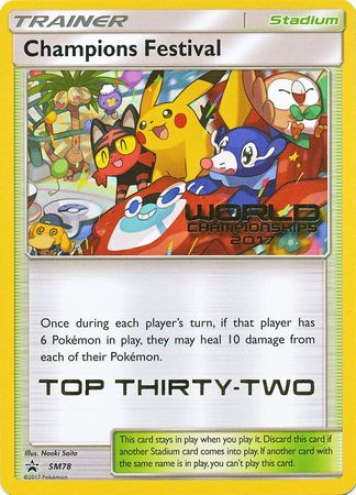 Champions Festival(SM78) (2017 Top Thirty Two) [Sun & Moon: Black Star Promos] | Good Games Morley