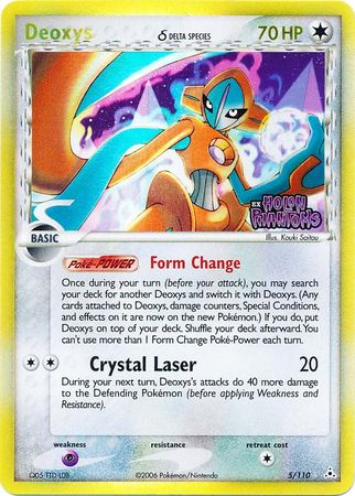 Deoxys (5/110) (Delta Species) (Stamped) [EX: Holon Phantoms] | Good Games Morley