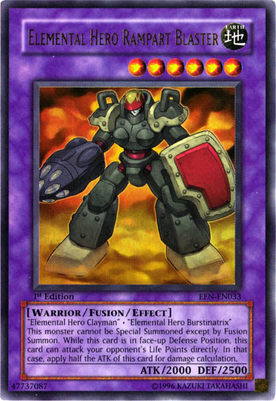 Elemental Hero Rampart Blaster [EEN-EN033] Ultra Rare | Good Games Morley