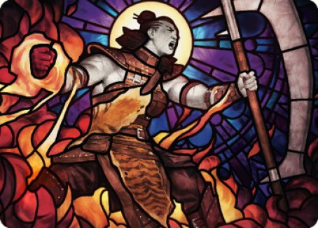 Garna, Bloodfist of Keld Art Card [Dominaria United Art Series] | Good Games Morley