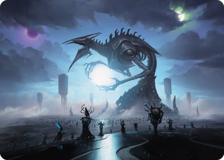 Blue Sun's Zenith Art Card [Phyrexia: All Will Be One Art Series] | Good Games Morley