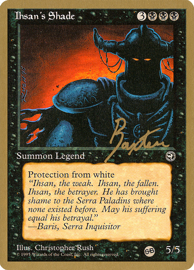 Ihsan's Shade (George Baxter) (SB) [Pro Tour Collector Set] | Good Games Morley