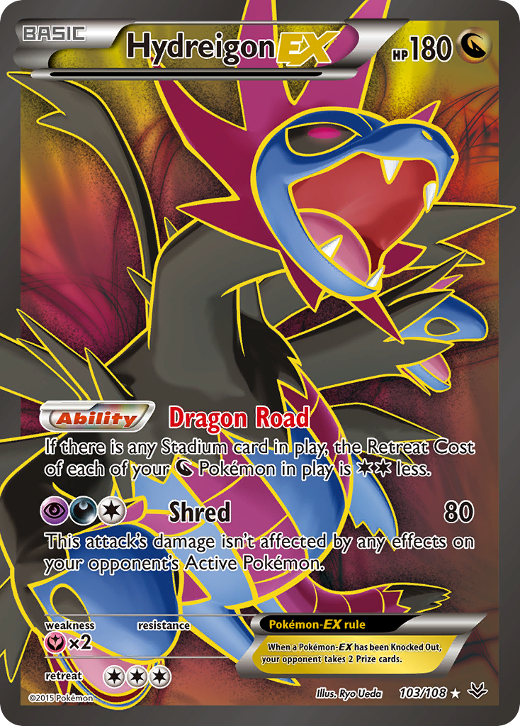 Hydreigon EX (103/108) [XY: Roaring Skies] | Good Games Morley