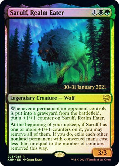 Sarulf, Realm Eater [Kaldheim Prerelease Promos] | Good Games Morley