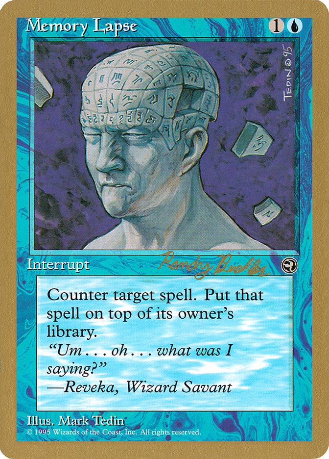 Memory Lapse (Randy Buehler) [World Championship Decks 1998] | Good Games Morley