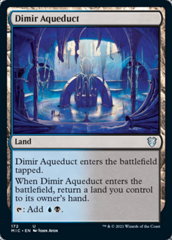 Dimir Aqueduct [Innistrad: Midnight Hunt Commander] | Good Games Morley
