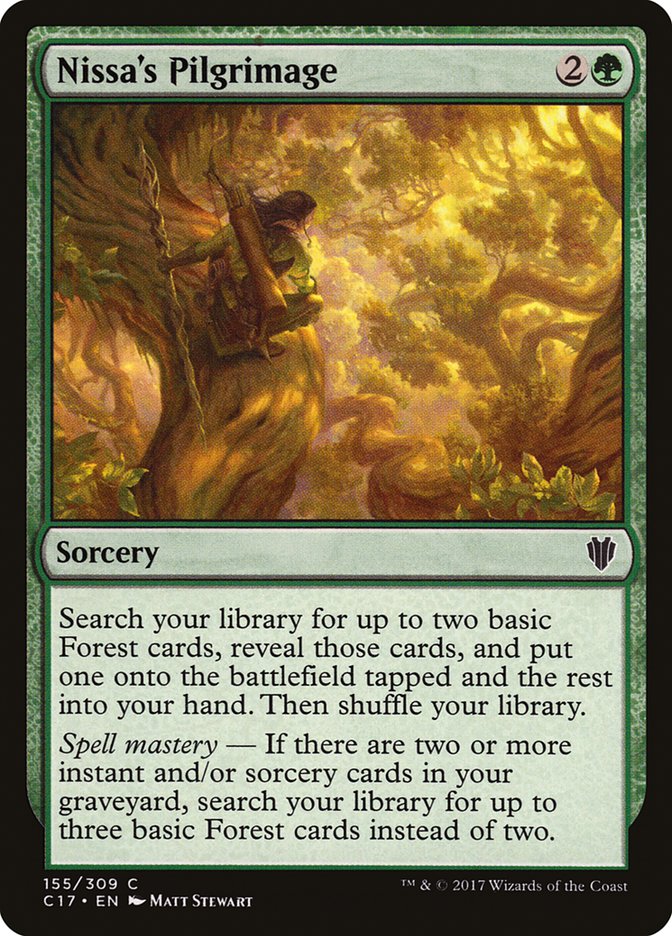 Nissa's Pilgrimage [Commander 2017] | Good Games Morley