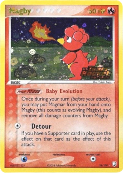 Magby (24/109) (Stamped) [EX: Team Rocket Returns] | Good Games Morley