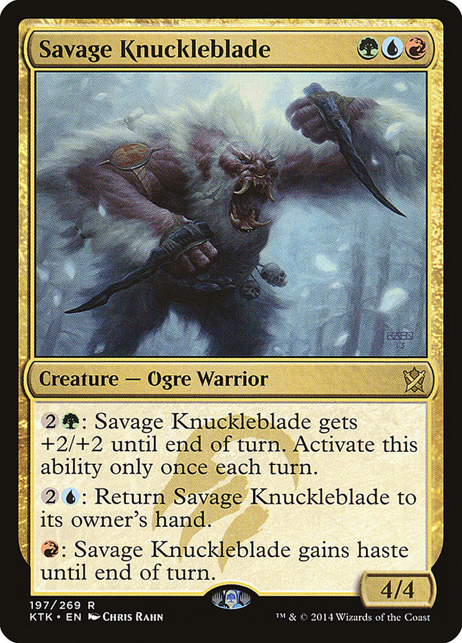 Savage Knuckleblade [Khans of Tarkir] | Good Games Morley