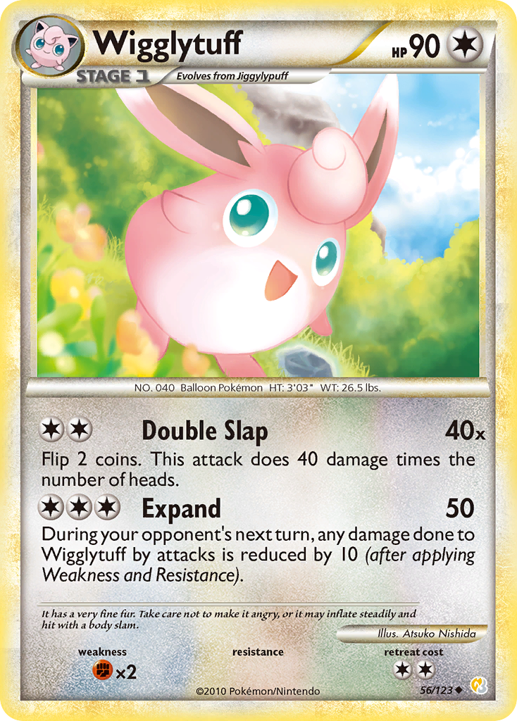 Wigglytuff (56/123) [HeartGold & SoulSilver: Base Set] | Good Games Morley