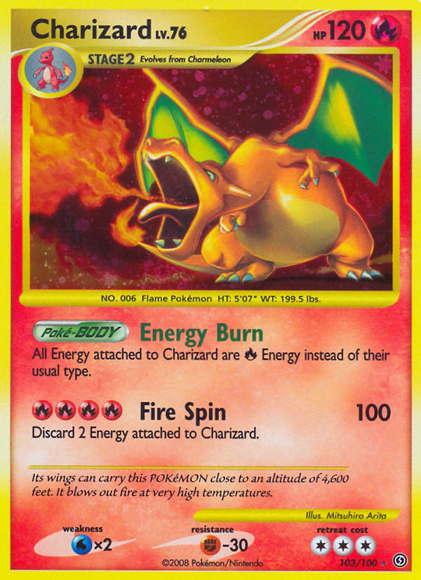 Charizard (103/100) [Diamond & Pearl: Stormfront] | Good Games Morley