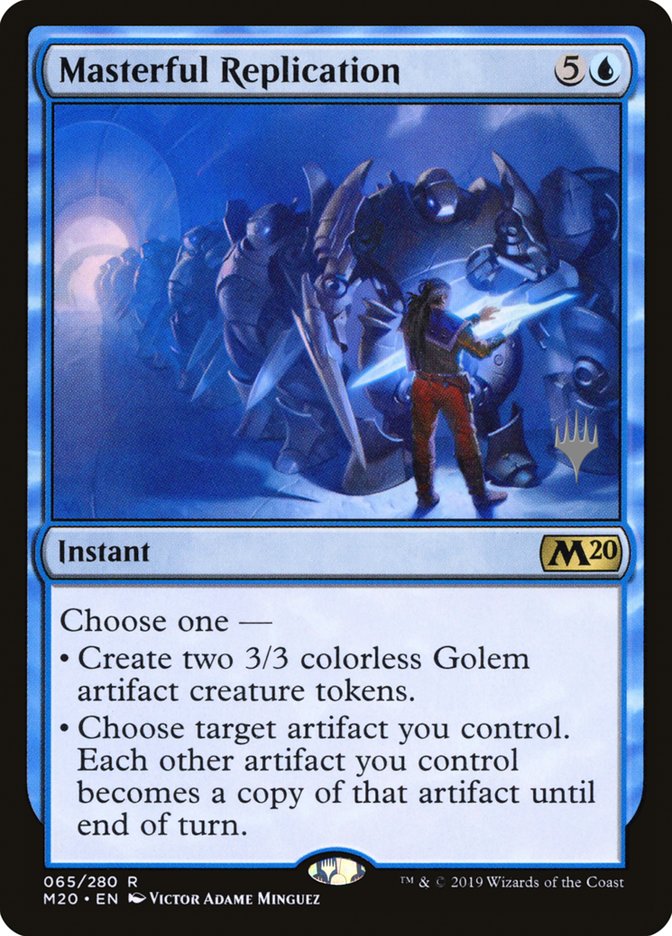 Masterful Replication (Promo Pack) [Core Set 2020 Promos] | Good Games Morley