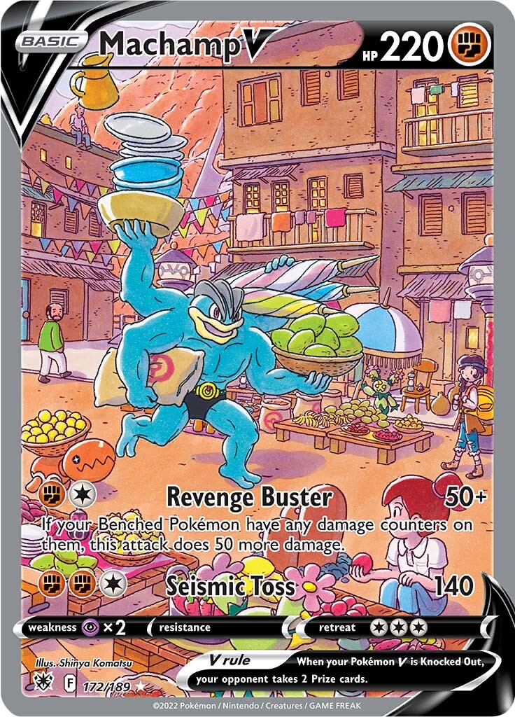 Machamp V (172/189) [Sword & Shield: Astral Radiance] | Good Games Morley