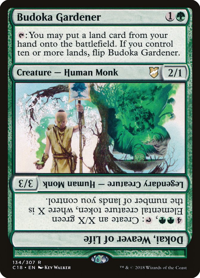 Budoka Gardener // Dokai, Weaver of Life [Commander 2018] | Good Games Morley