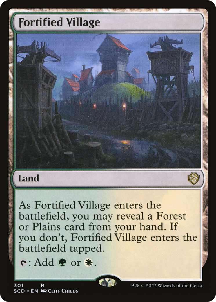 Fortified Village [Starter Commander Decks] | Good Games Morley