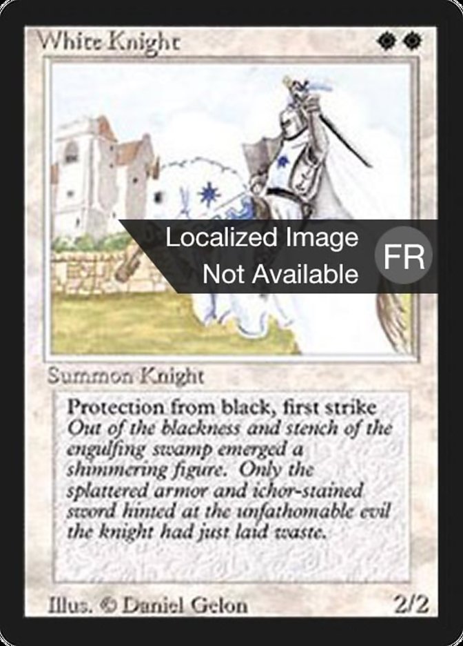 White Knight [Foreign Black Border] | Good Games Morley