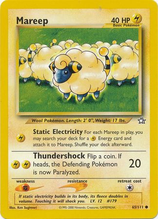 Mareep (65/111) [Neo Genesis Unlimited] | Good Games Morley