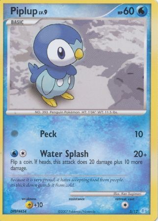 Piplup (5/12) [Diamond & Pearl: Trainer Kit - Manaphy] | Good Games Morley