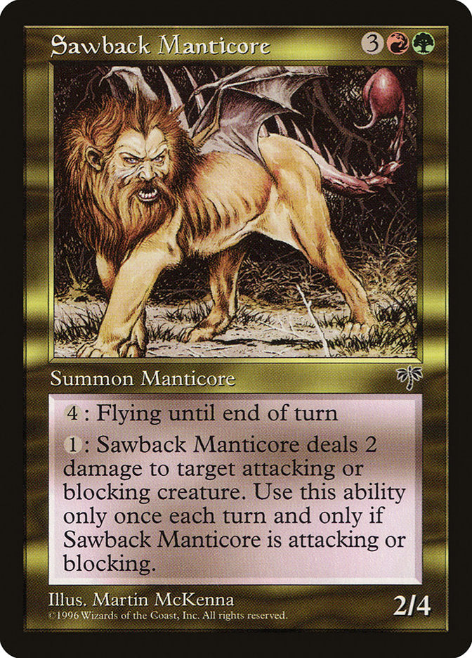 Sawback Manticore [Mirage] | Good Games Morley