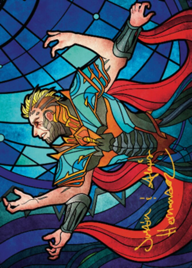 Ertai Resurrected Art Card 2 (Gold-Stamped Signature) [Dominaria United Art Series] | Good Games Morley