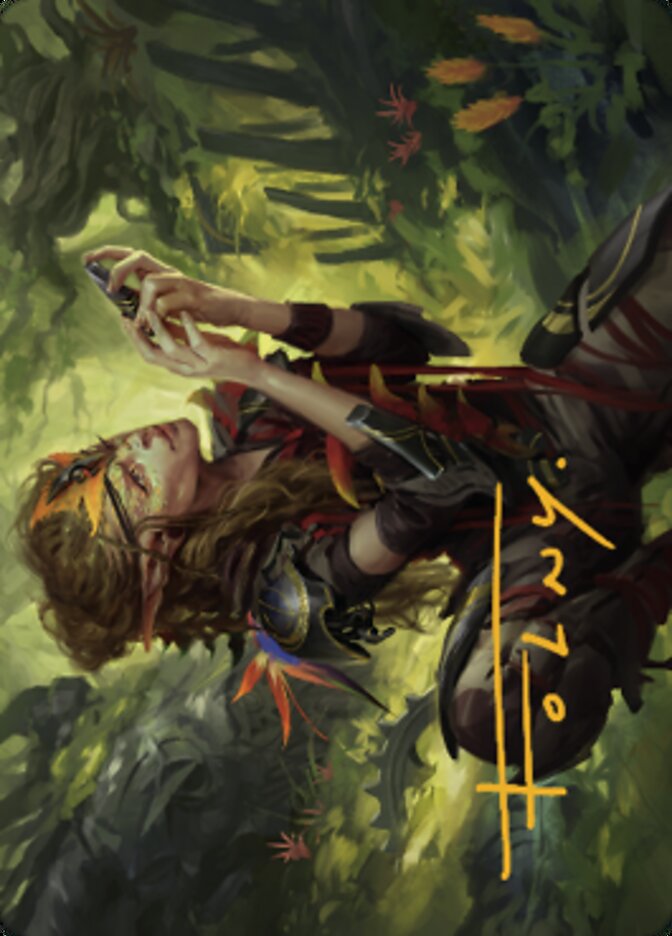 Meria, Scholar of Antiquity Art Card (Gold-Stamped Signature) [Dominaria United Art Series] | Good Games Morley