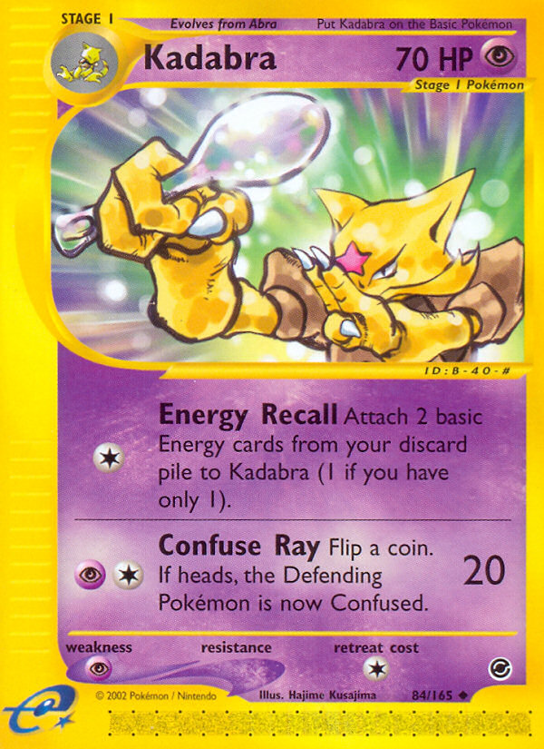 Kadabra (84/165) [Expedition: Base Set] | Good Games Morley
