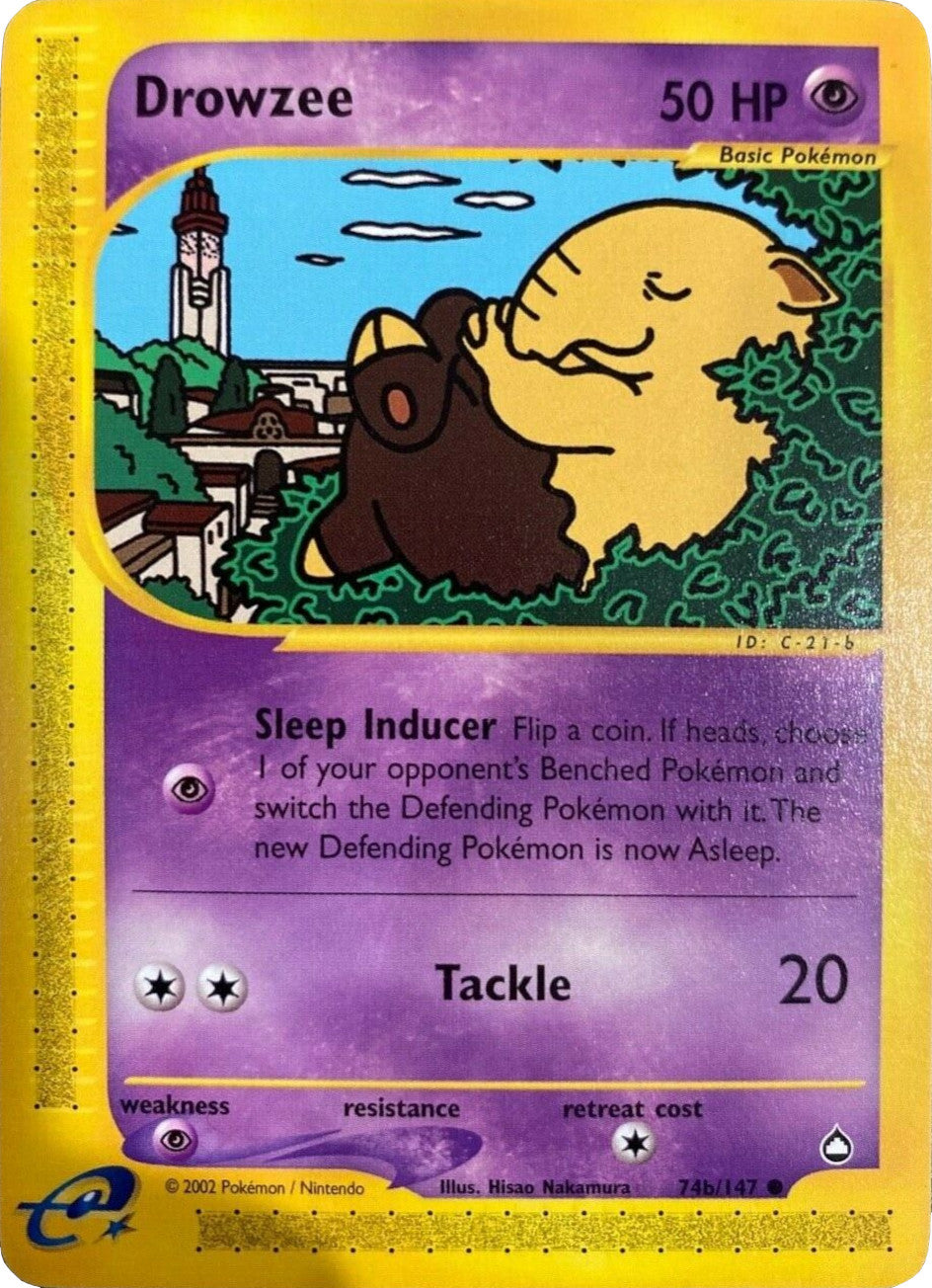 Drowzee (74b/147) [Aquapolis] | Good Games Morley