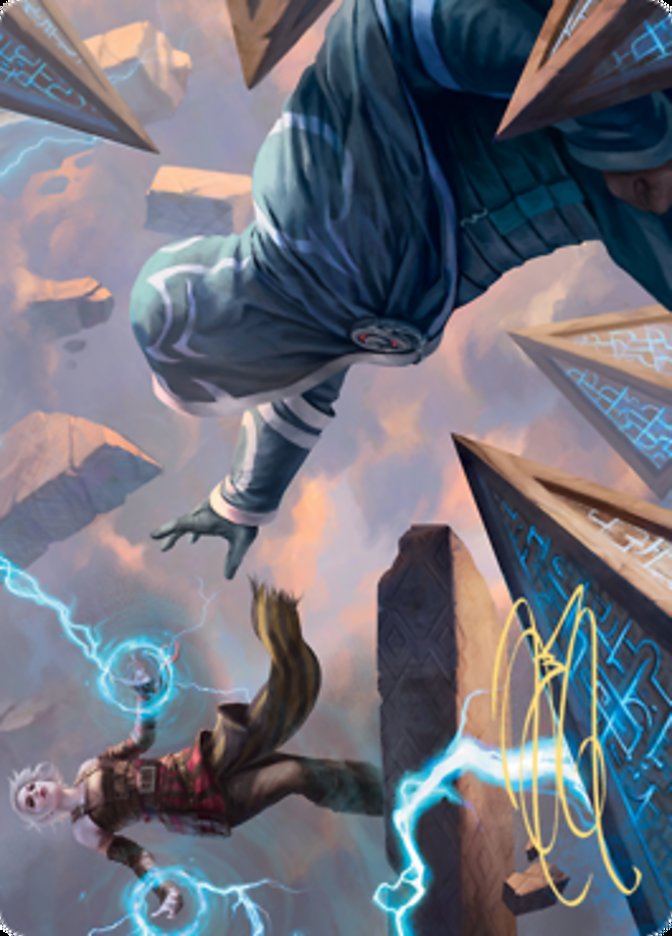 Nahiri's Binding // Nahiri's Binding Art Card [Zendikar Rising Art Series] | Good Games Morley