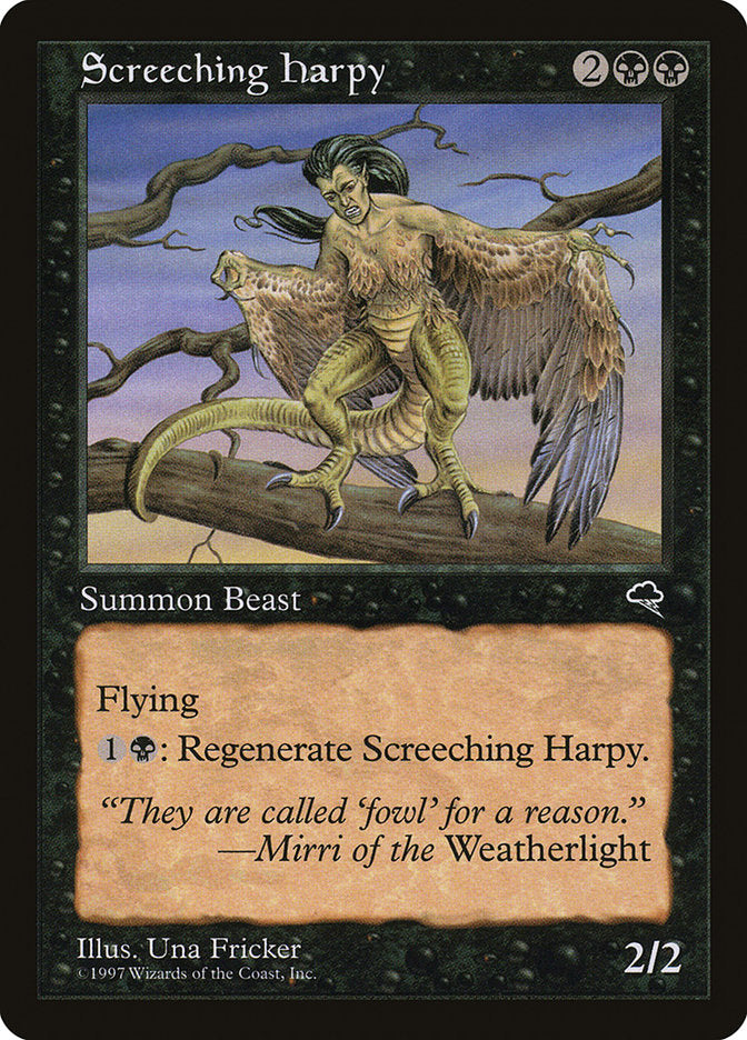 Screeching Harpy [Tempest] | Good Games Morley