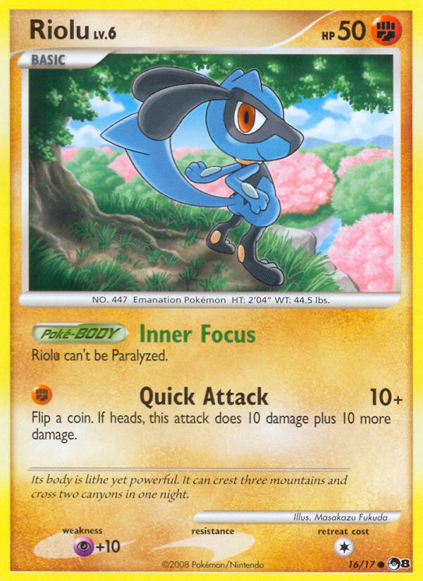 Riolu (16/17) [POP Series 8] | Good Games Morley