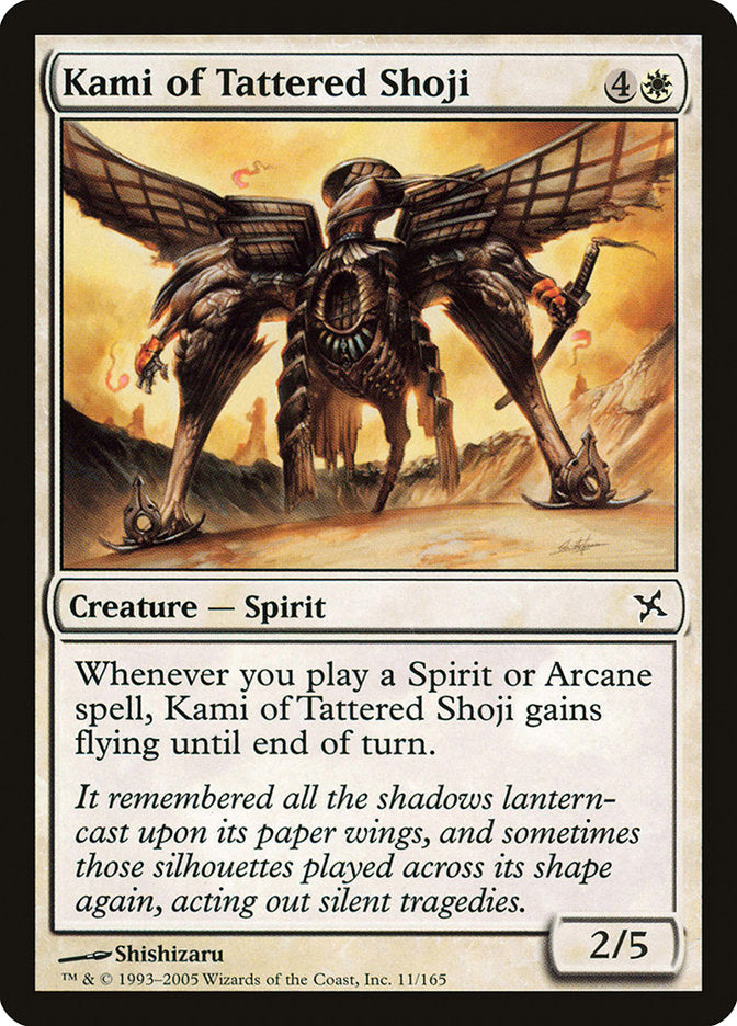 Kami of Tattered Shoji [Betrayers of Kamigawa] | Good Games Morley