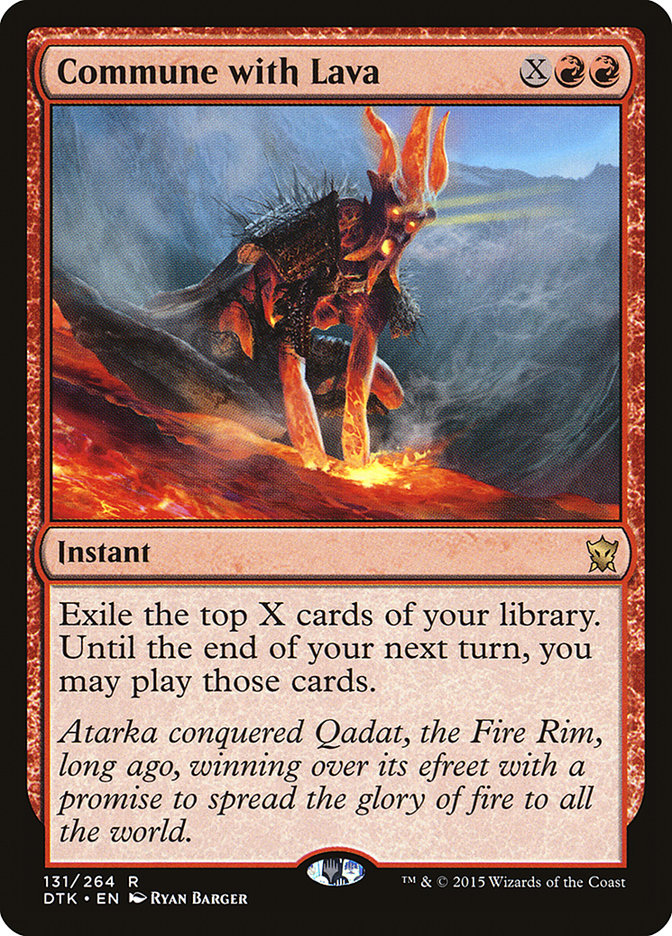 Commune with Lava [Dragons of Tarkir] | Good Games Morley
