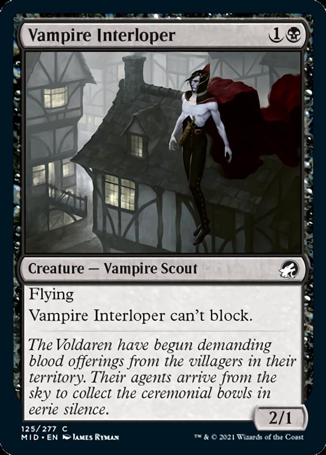 Vampire Interloper [Innistrad: Midnight Hunt] | Good Games Morley